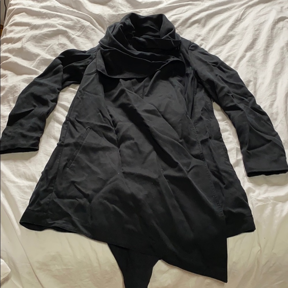 All Saints asymmetrical long jacket